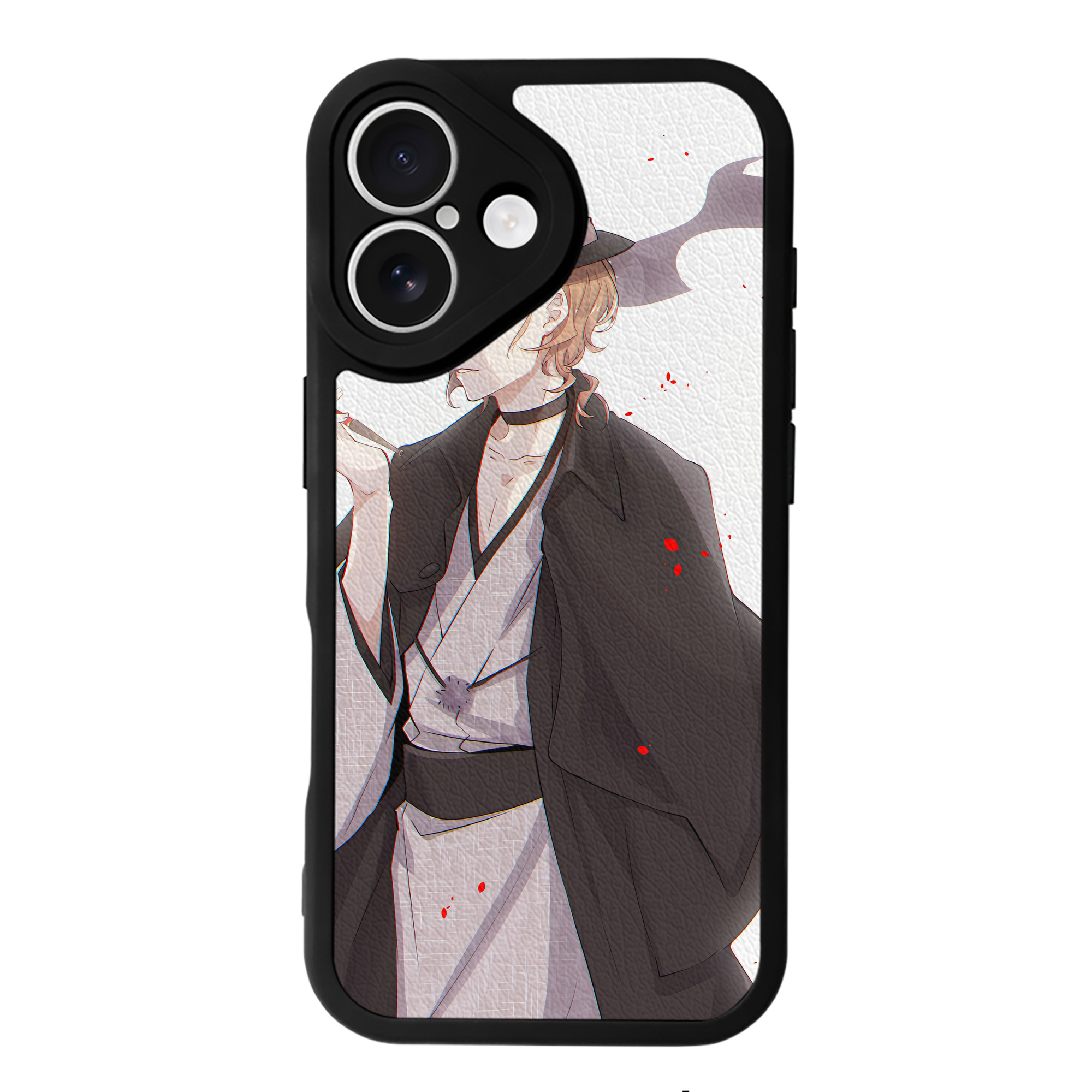 （画像用） 文豪ストレイドッグス Bungo Stray Dogs 【iPhone 16シリーズ対応】シリコンスマホケース（レザー調） 材質：シリコン